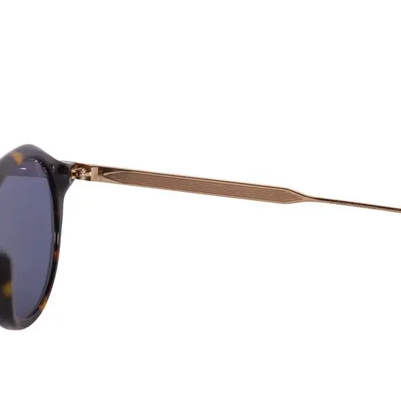 David Beckham Lightweight Round Mens Sunglasses- 21K Havana Gold / Blue - NWT - Picture 6 of 8